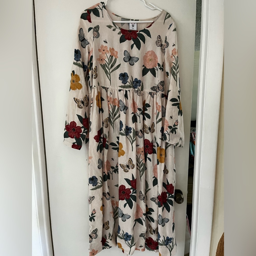 Son De Flor smock dress